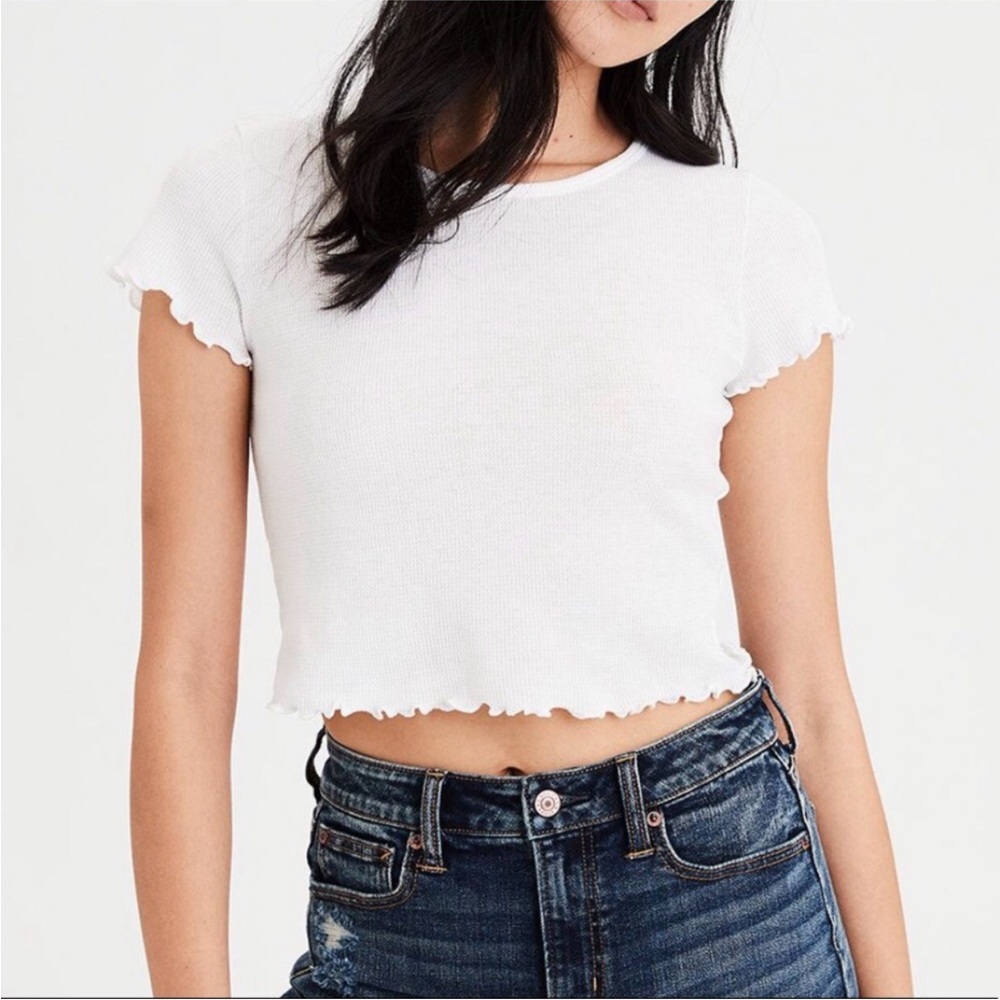 AE - Lettuce Edge Crop Tee